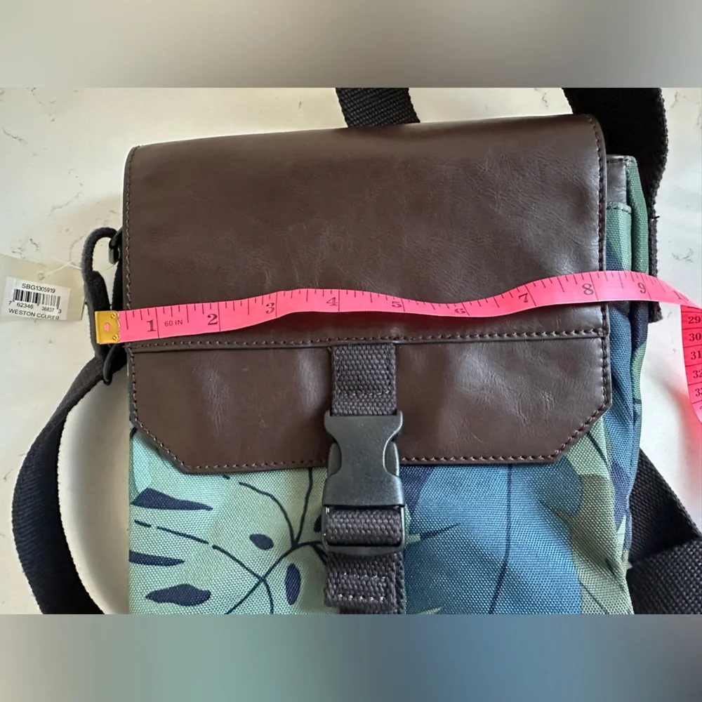 Fossil western‎ courier, Crossbody bag polyester men’s multi NWT